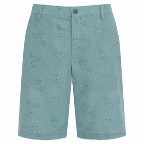 Office Attire WAAC Maze Golf Shorts Green - SP25 Men