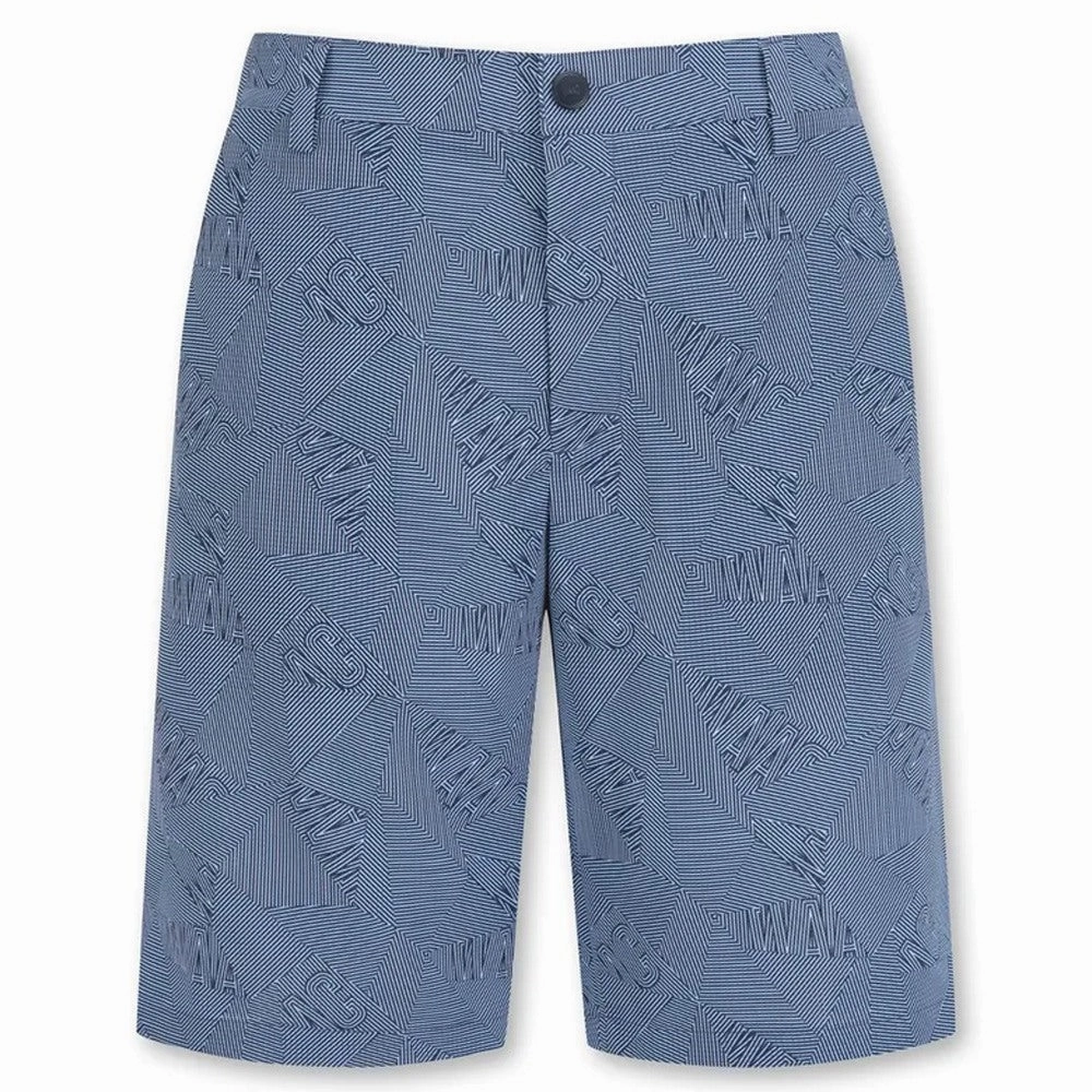 WAAC Maze Golf Shorts Navy - SP25 Men Stain Repellent Treatment jumpsuit