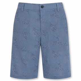 WAAC Maze Golf Shorts Navy - SP25 Men EcoFriendlyMaterials
