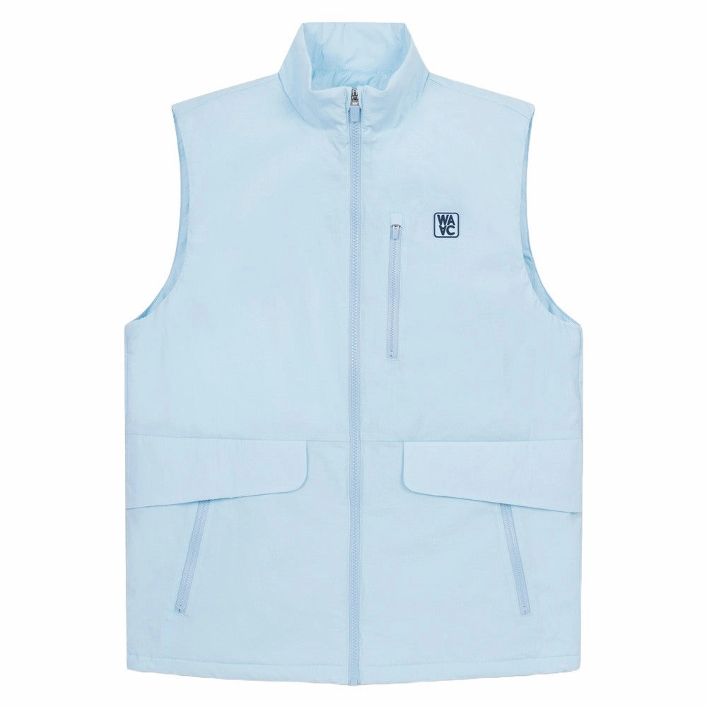 brittleness WAAC Thin Padding Golf Vest Light Blue - FW24 Men