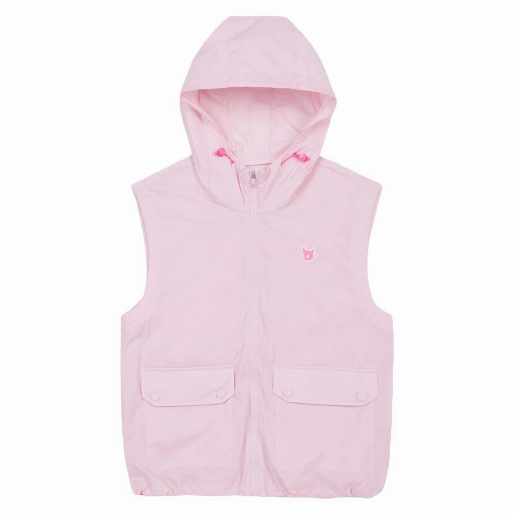 Quick Access Closures WAAC Zip-Up Hoodie Golf Vest Light Pink - SP25 Women