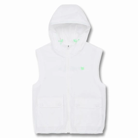 WAAC Zip-Up Hoodie Golf Vest White - SP25 Women Modern Day Look