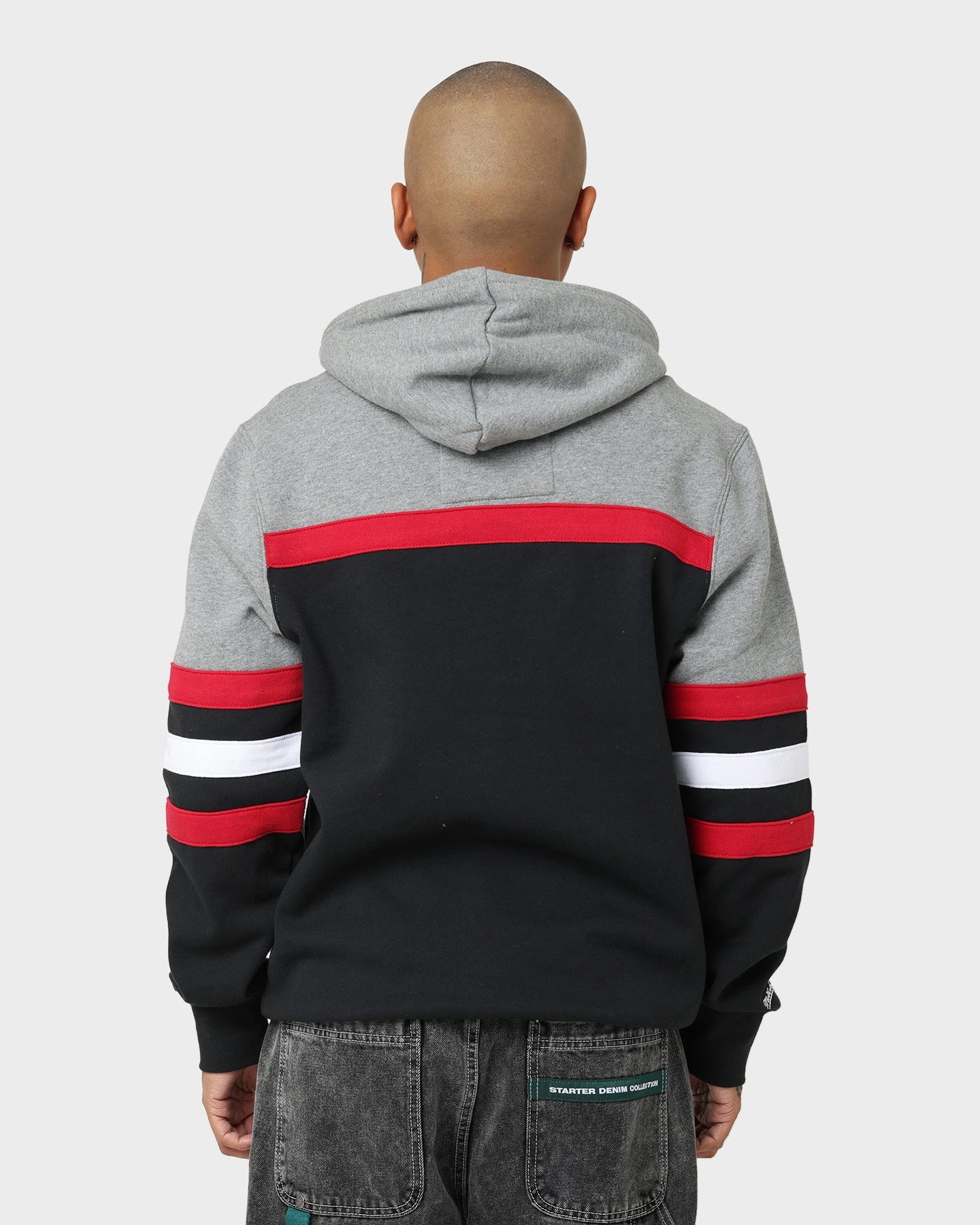 Mitchell & Ness Miami Heat Head Coach Hoodie Black Multi Pocket Configuration