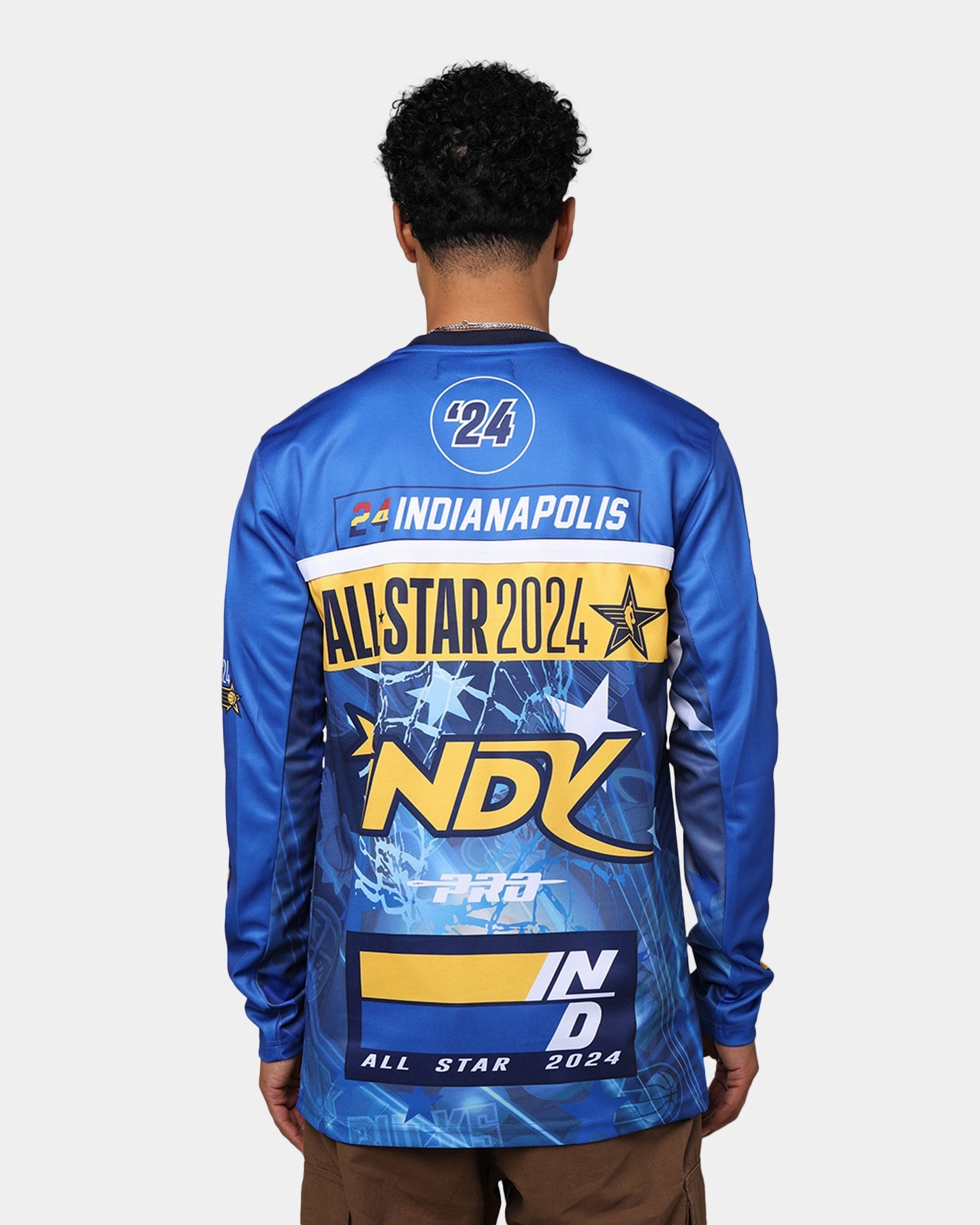 Bonded Seam Technology Pro Standard NBA All Star Game 2024 Long Sleeve T-Shirt Midnight Navy/Royal