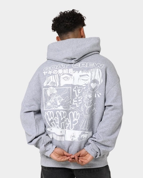 Non Bulky Design Jungle Goat Crew Niseko Hoodie Grey