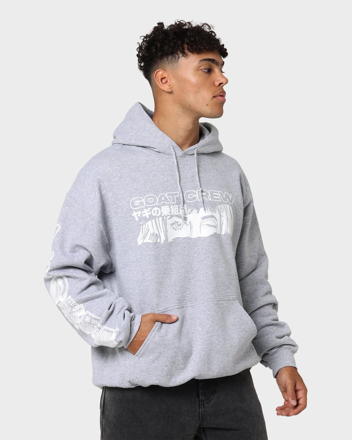 Goat Crew Niseko Hoodie Grey Distribute