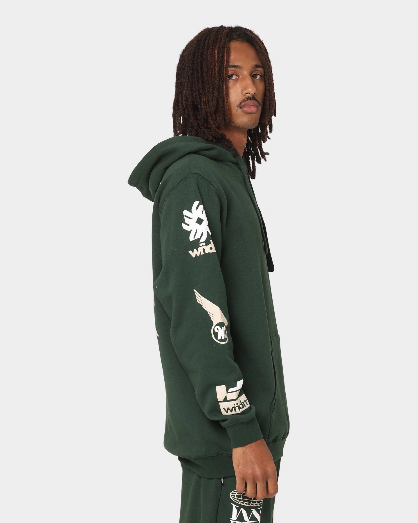 festival Storm Fit WNDRR Market Hoodie Forest Green