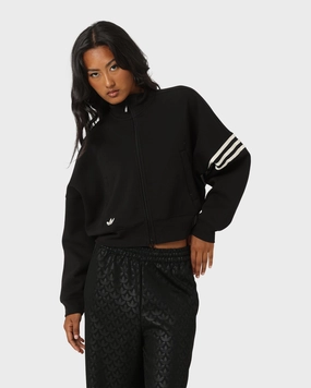 Enjoy Zippered Closure Adidas Women's Tracktop Jacket Black