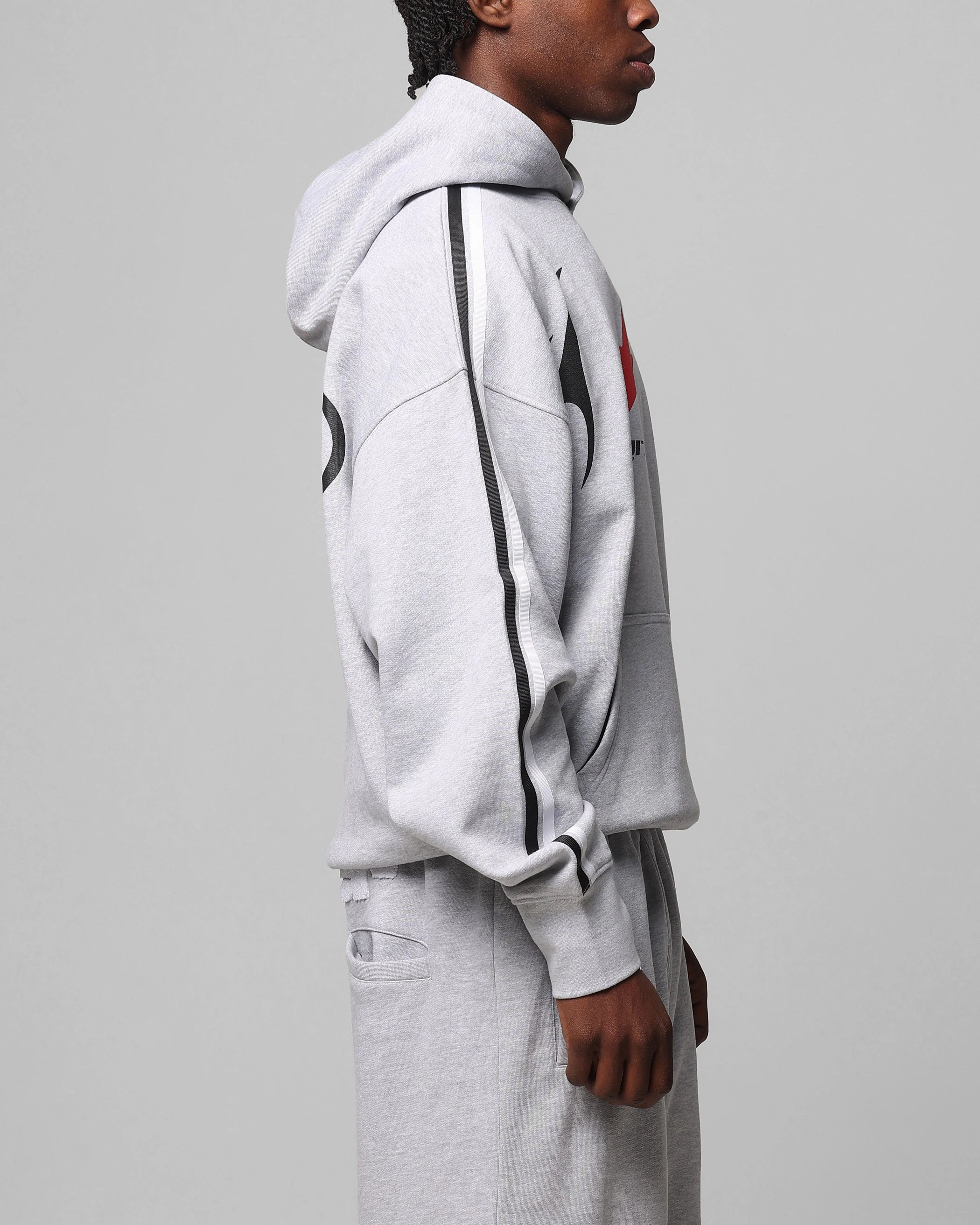 library Loiter Trackstar Hoodie Grey Marle
