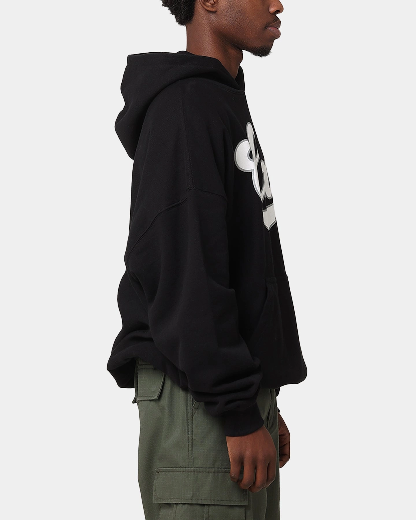 Carre Team Script Hoodie Black Mask Powder