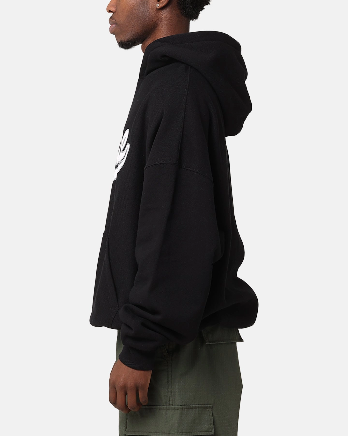 Carre Team Script Hoodie Black Rain Shield