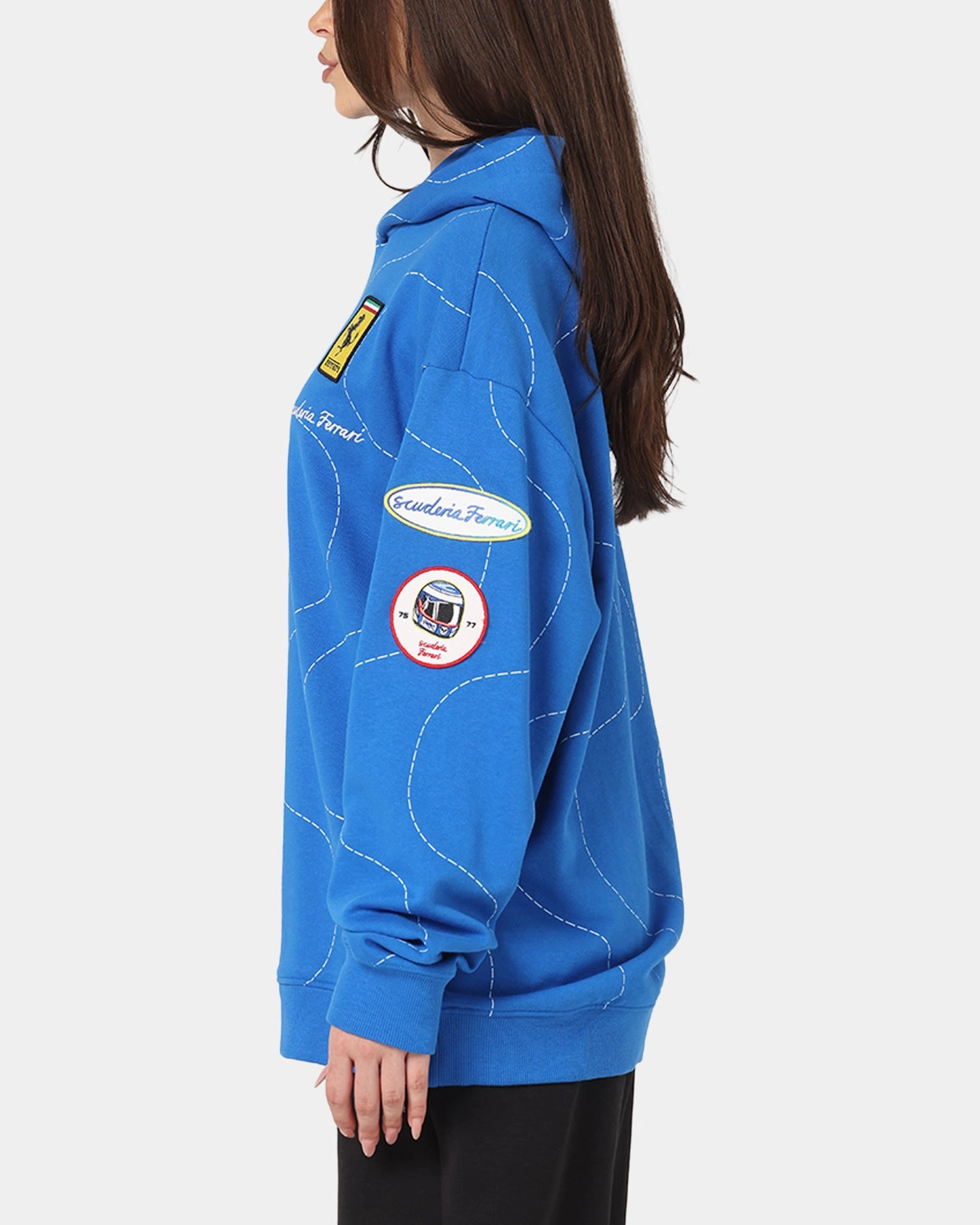Puma X Scuderia Ferrari Monza Hoodie Steer Blue Odor Control Treatment