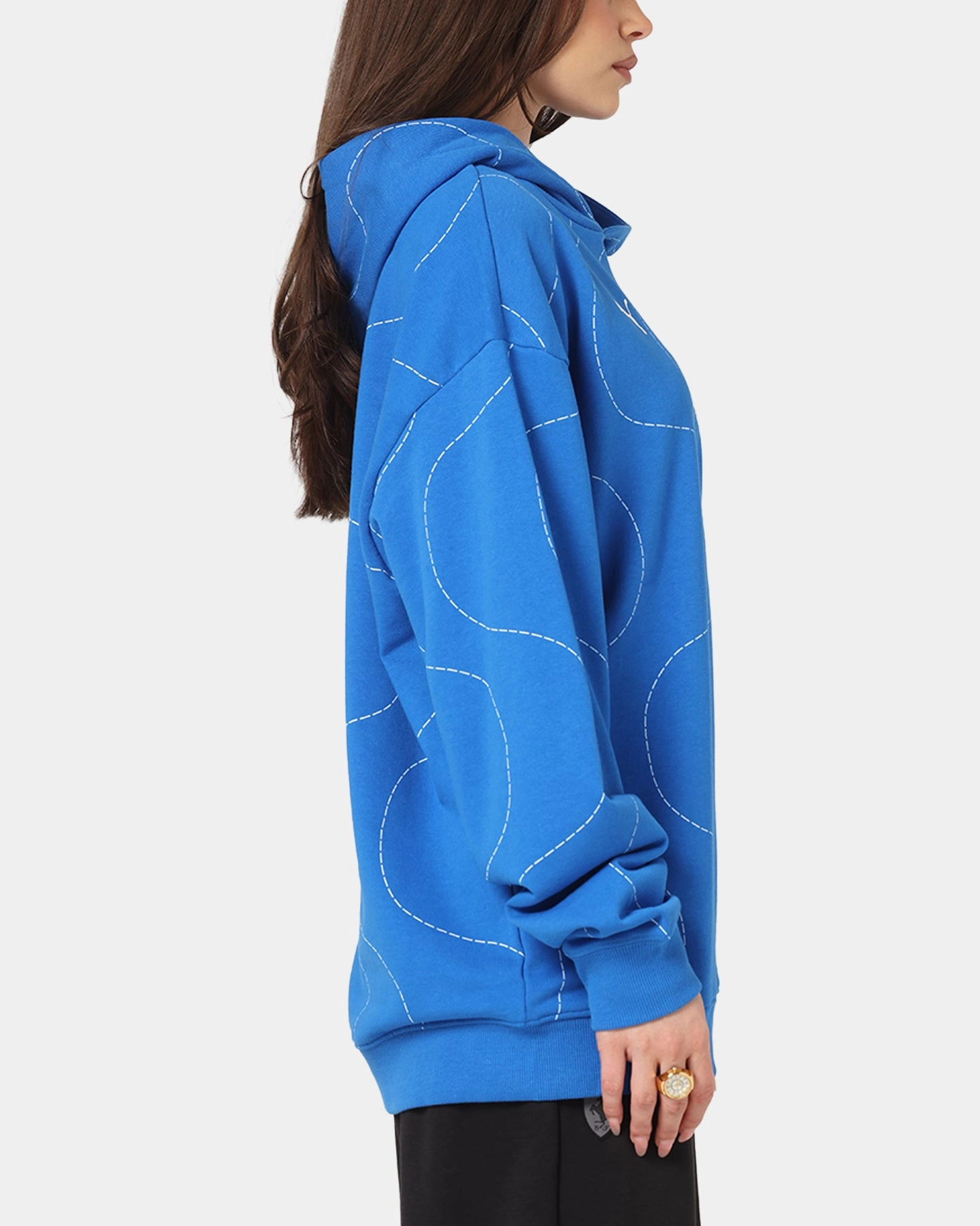 Puma X Scuderia Ferrari Monza Hoodie Steer Blue Durable Shield