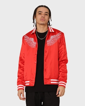Classic Jacket En Noir Inc Midnight Satin Jacket Red