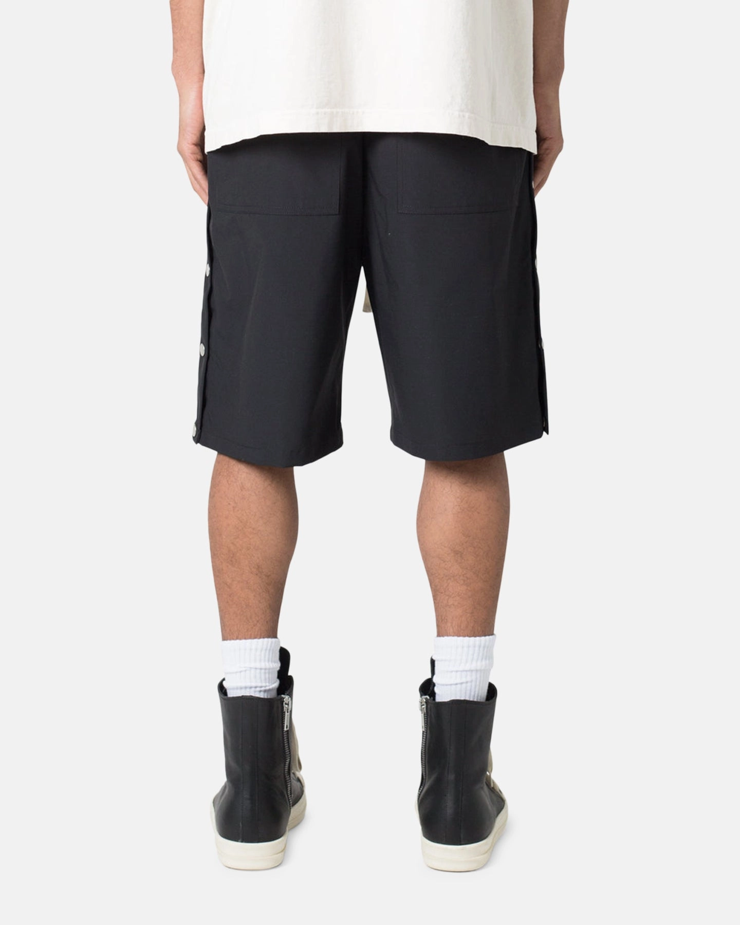 Polyester shorts QuickAdjustStraps MNML Side Snap Nylon Shorts Black