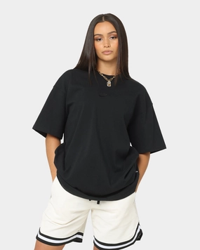 Nike Sportswear Premium Essentials T-Shirt Black/Black Anti Pilling Treatment Lightweight Construction