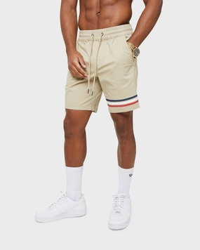 Carre Insigne Walk Shorts Stone Layered Hem Detail Antibacterial