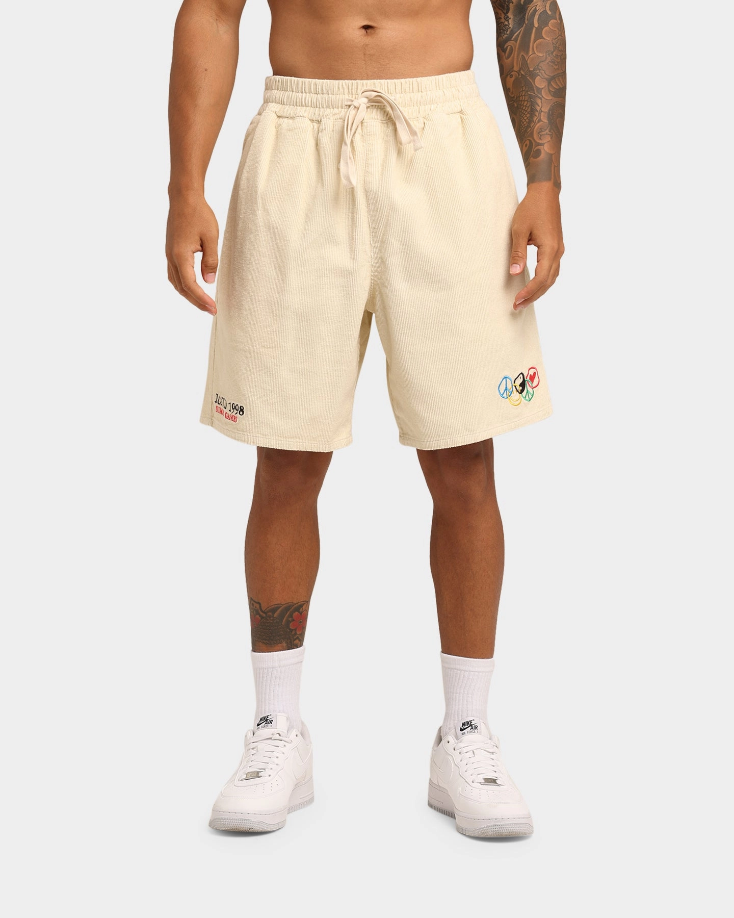 Soft Material Breathable Liner Loiter Tribute Walk Shorts Off White