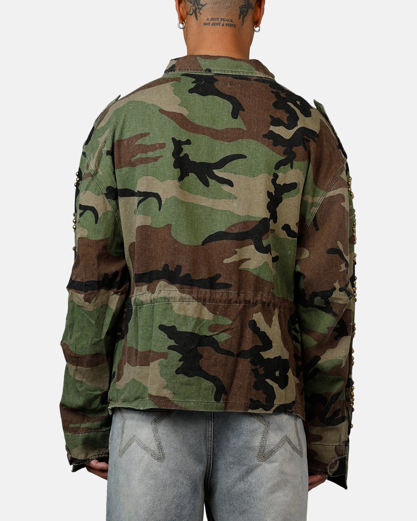 baristas MNML Studded Camo Jacket Camo