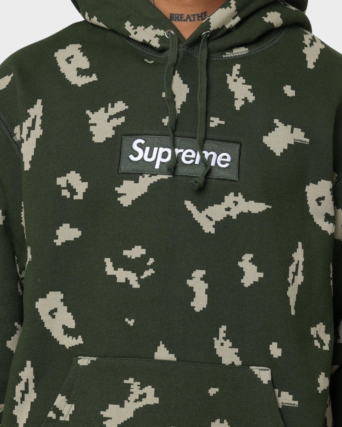 Package Supreme Box Logo Hooded Sweatshirt Camo