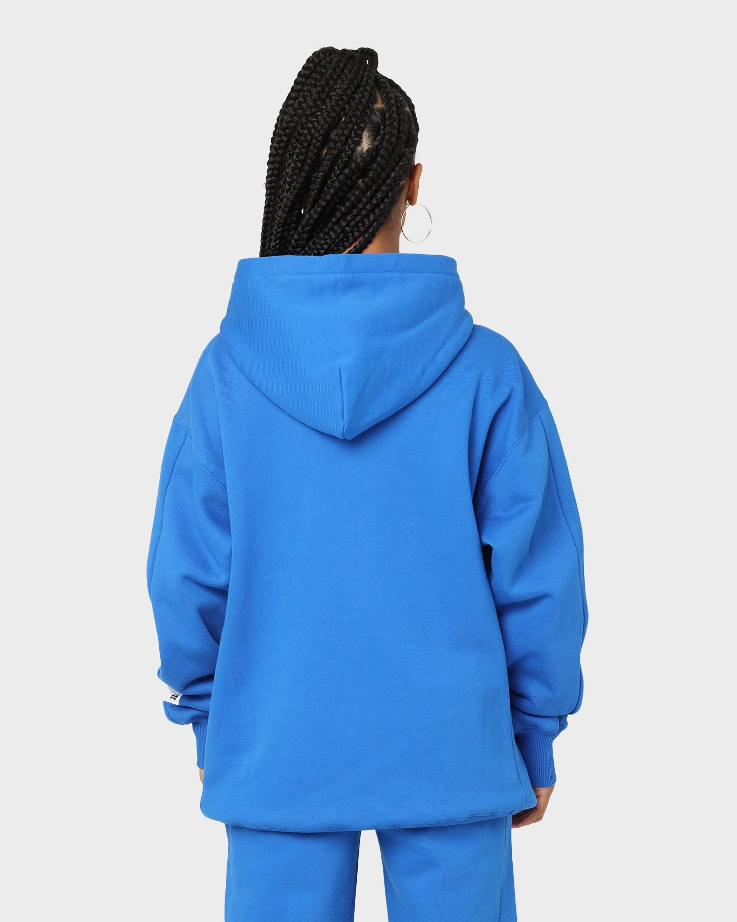 Dual Layer Ventilation Last BEENTRILL Nu Logo Hoodie Cobalt Blue