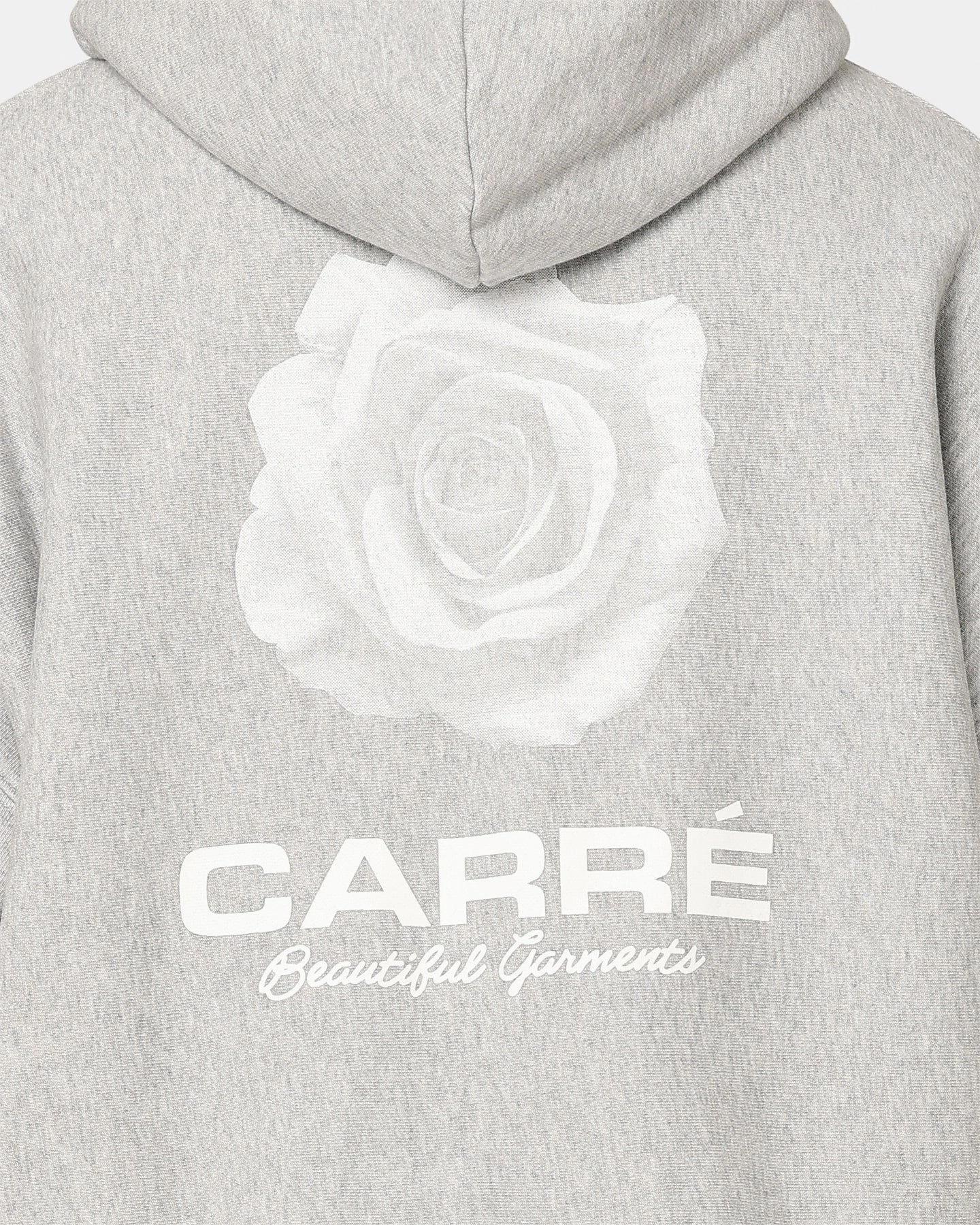 Fashionable Style Carre RGB Oversized Hoodie Grey Marle