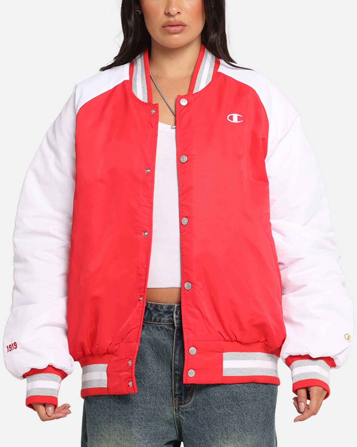 Prospect Champion Rebel USA Letterman Jacket Red Spark Csi