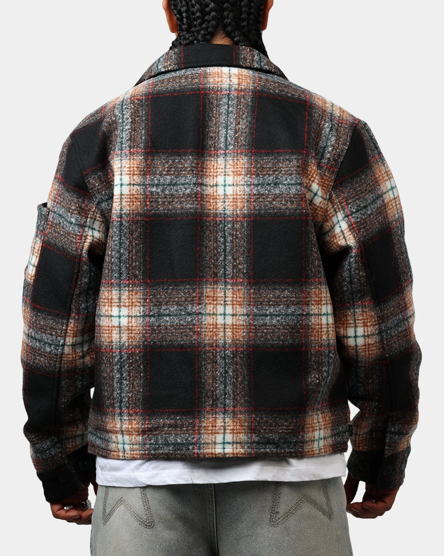 Flexible Layering Participate The Hundreds Everett Reversible Work Jacket Black