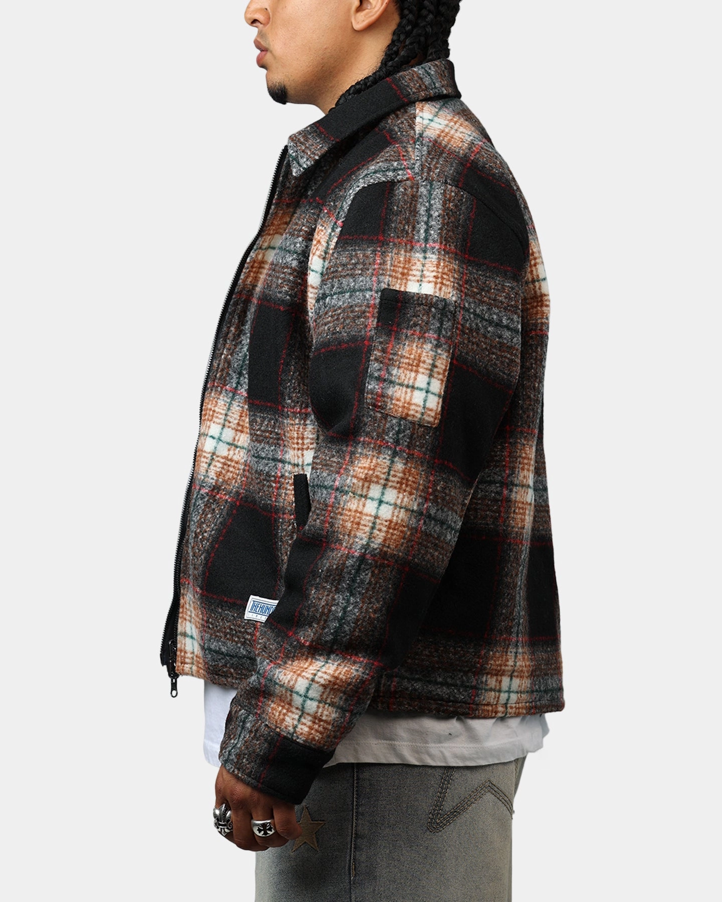 The Hundreds Everett Reversible Work Jacket Black History