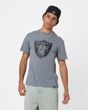 Majestic Athletic Las Vegas Raiders Coro Logo T-Shirt Stormy Weather Comfortable-fit