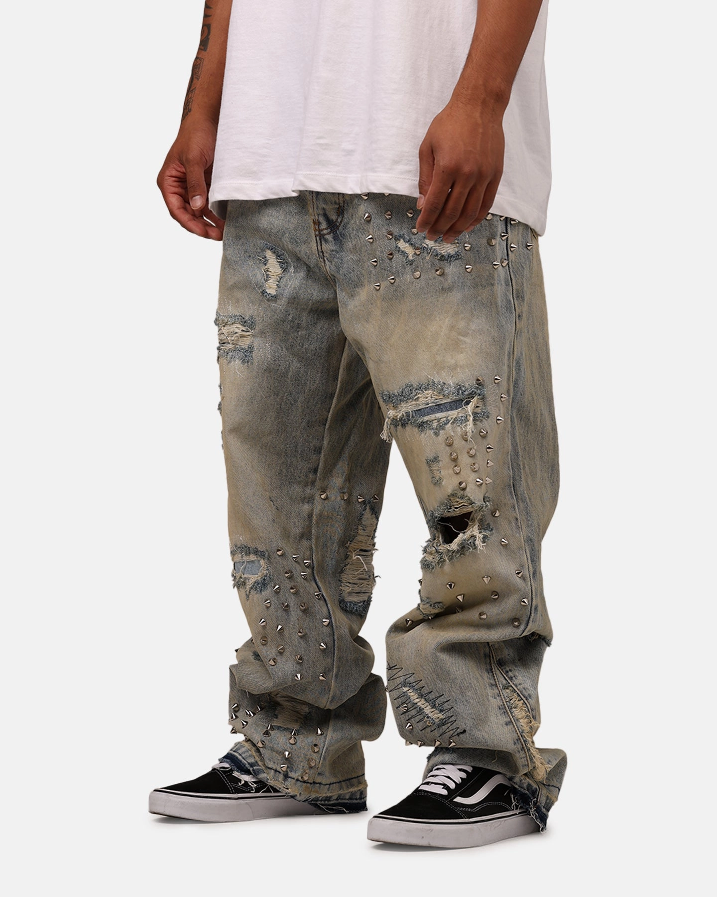 MNML Ultra Baggy Emo Denim Jeans Blue Hygienic Antimicrobial Layer Low Maintenance Fabric