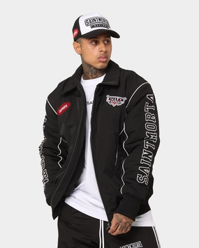 Saint Morta Pro Racing Bomber Jacket Black Odor Control Treatment