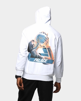 Bonded Zippers All Weather Protection Palace Men's Tri-Gaine Hoodie White
