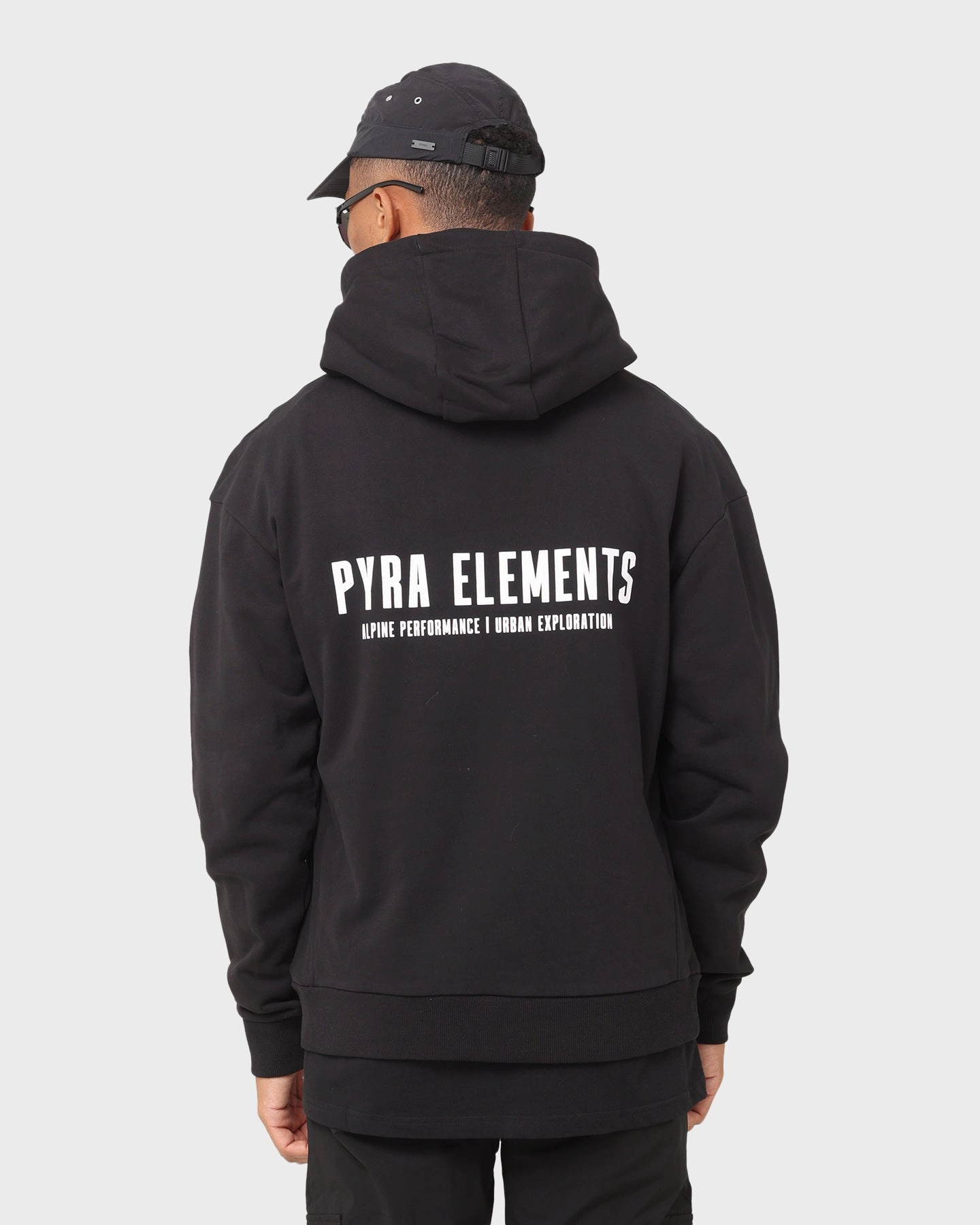 PYRA Legacy Hoodie Black/White Range