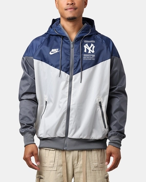 Compression Fit Maximize Nike New York Yankees Cooperstown Windrunner Jacket Midnight Navy/Light Bone