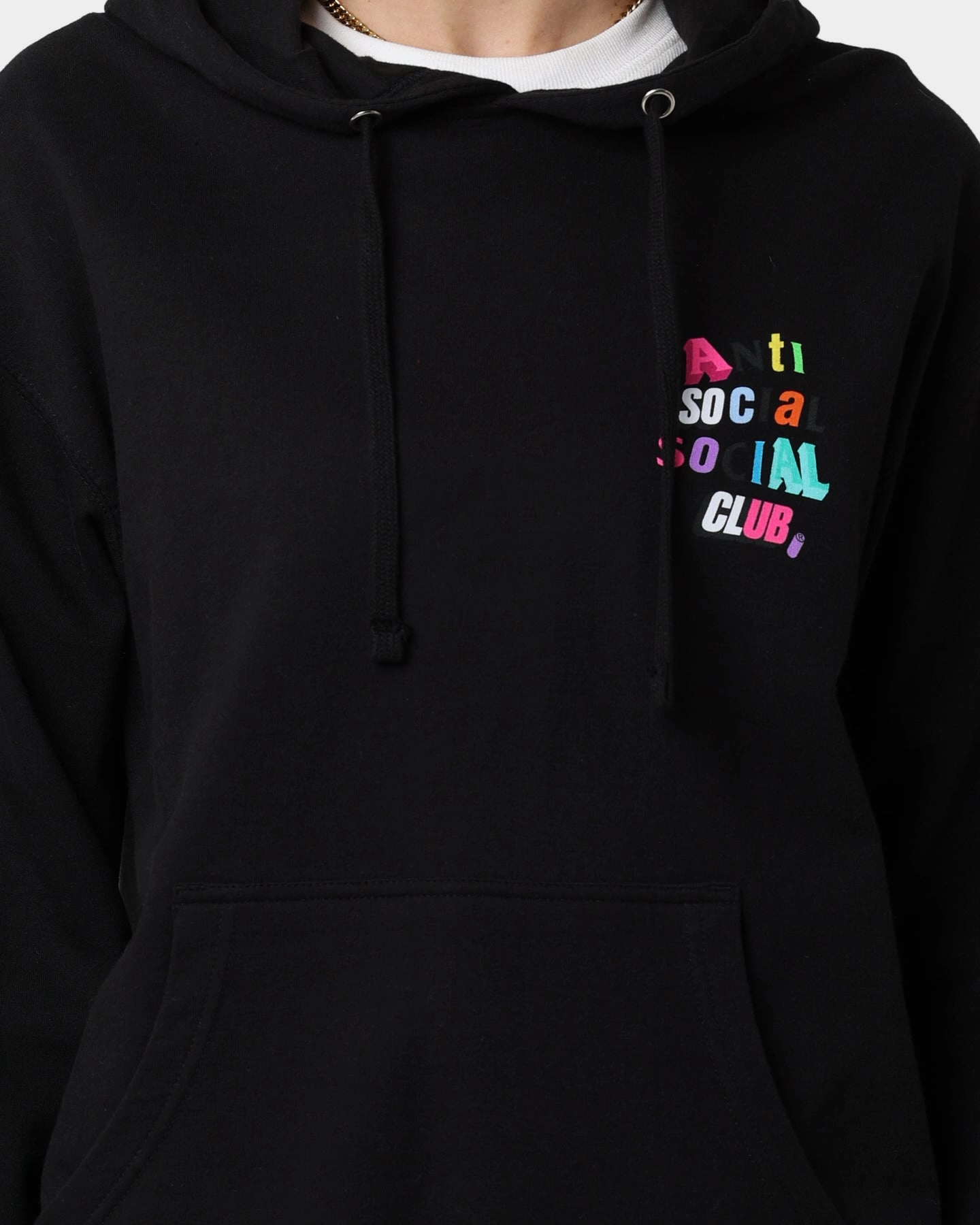 Anti Social Social Club The Real Me Hoodie Black cold - weather essential Love