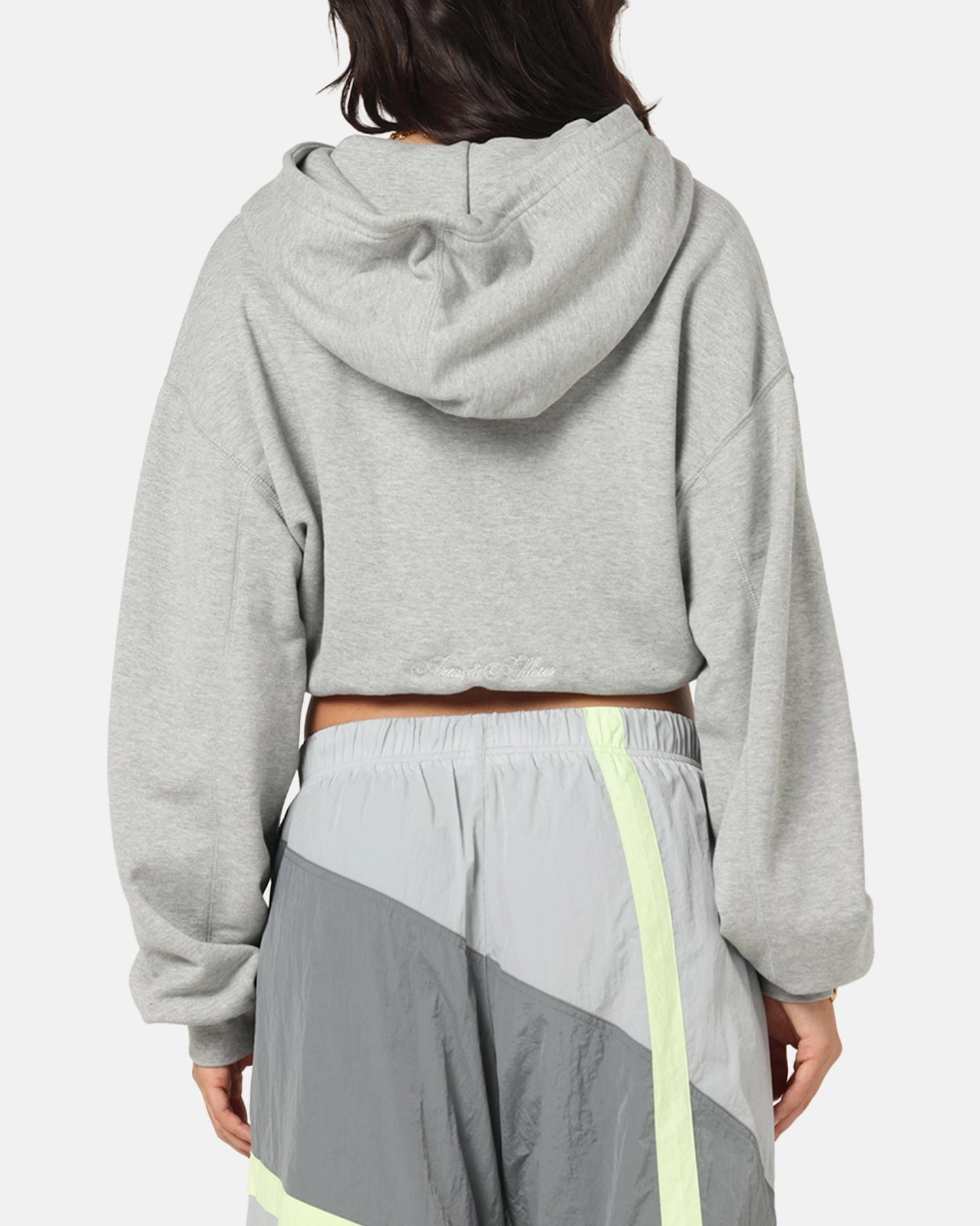 Lightweight Warmth No Bulk Nike Women's Sportswear Full-Zip Cropped French Terry Hoodie Grey