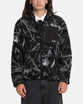 X-Large Camo Reversible Sherpa Jacket Black Motion Friendly