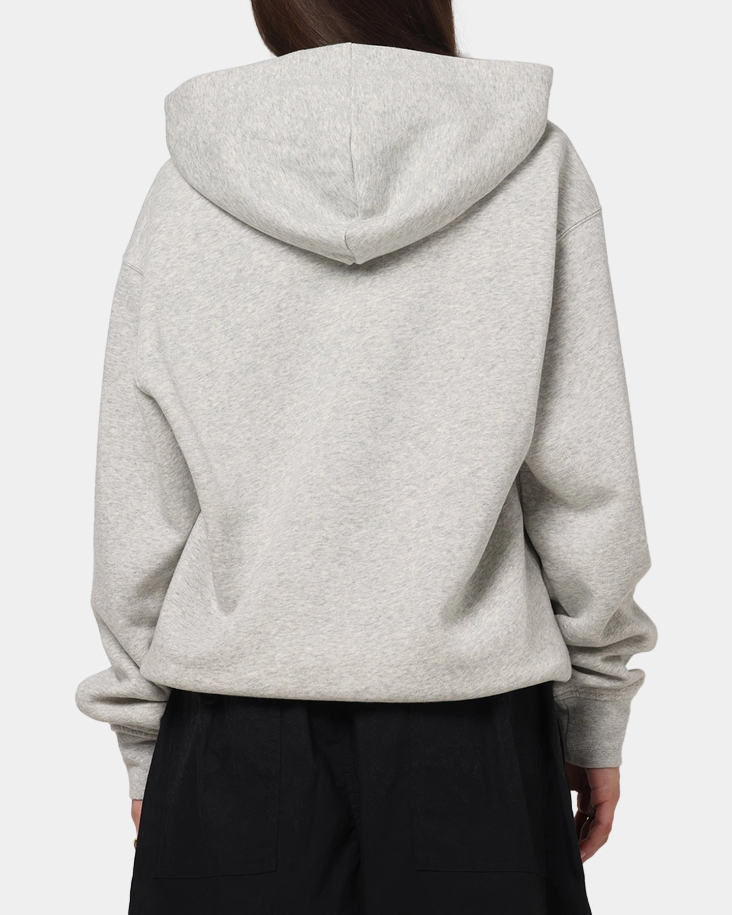 Essential Warmth Jordan Brooklyn Fleece Pullover Hoodie Grey Heather/White