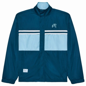 Malbon Costanzo Windbreaker Golf Jacket Ocean - SS25 Men Reversible Style