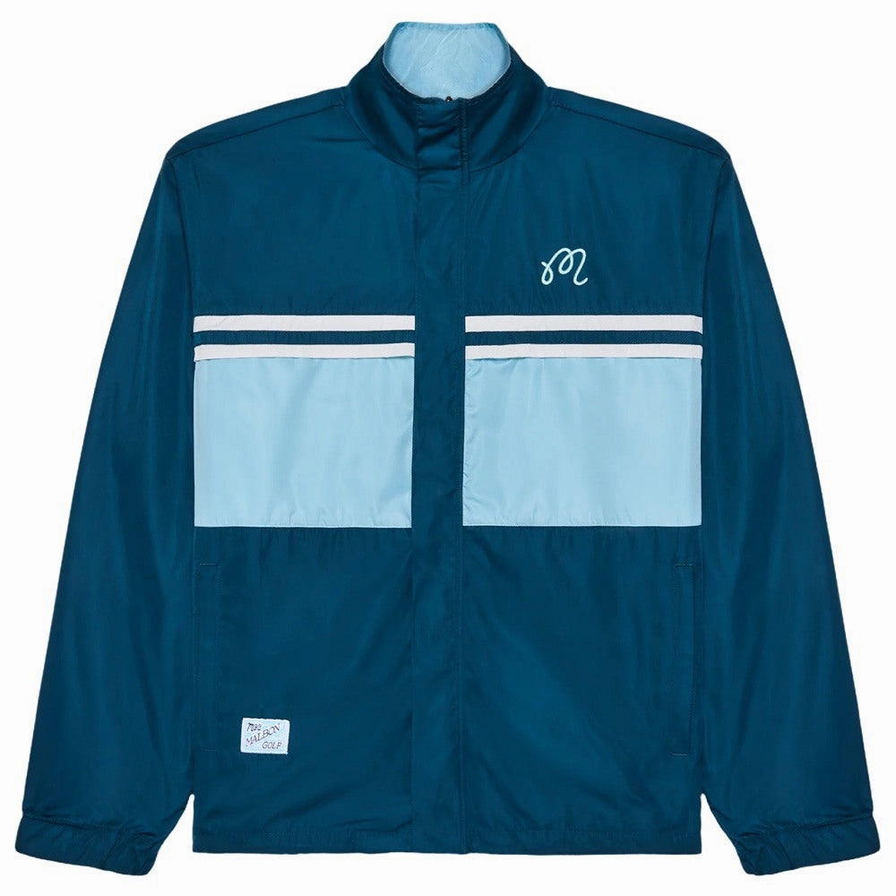 Malbon Costanzo Windbreaker Golf Jacket Ocean - SS25 Men Reversible Style