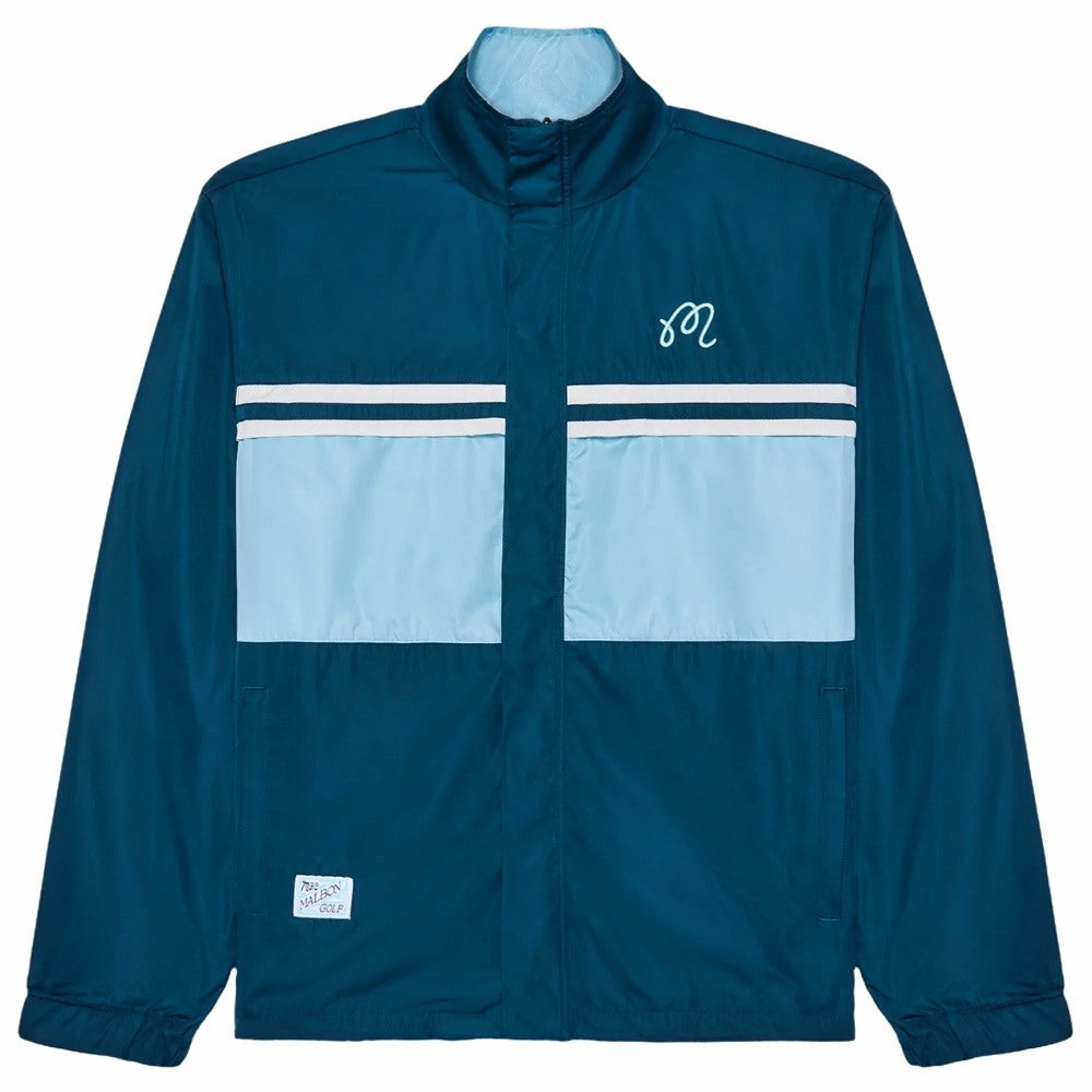 Malbon Costanzo Windbreaker Golf Jacket Ocean - SS25 Men Convertible Cuff System
