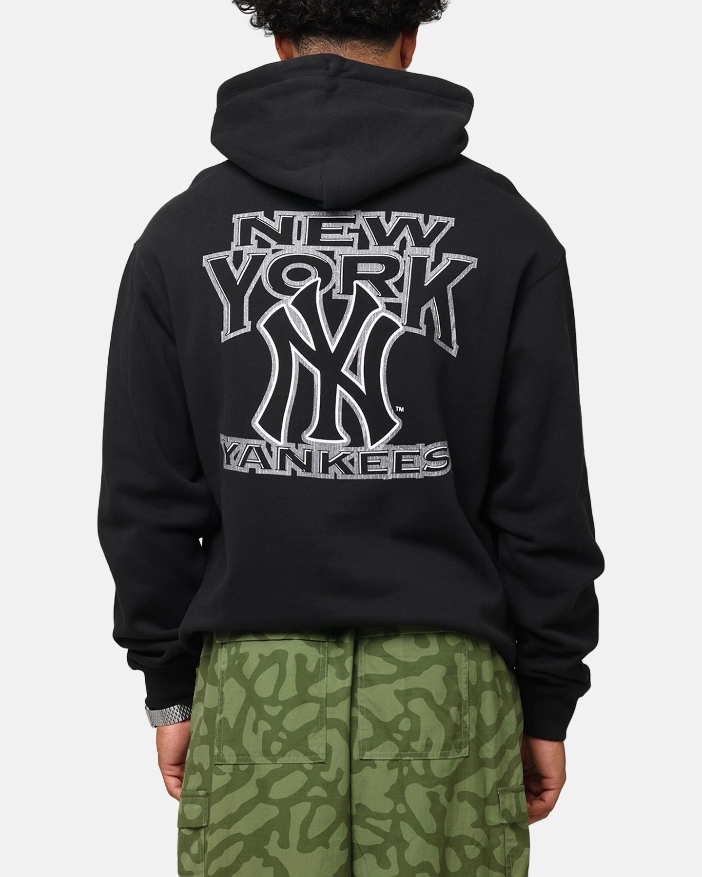 Abrasion Resistant Zippers Majestic Athletic New York Yankees Acland Hoodie Black