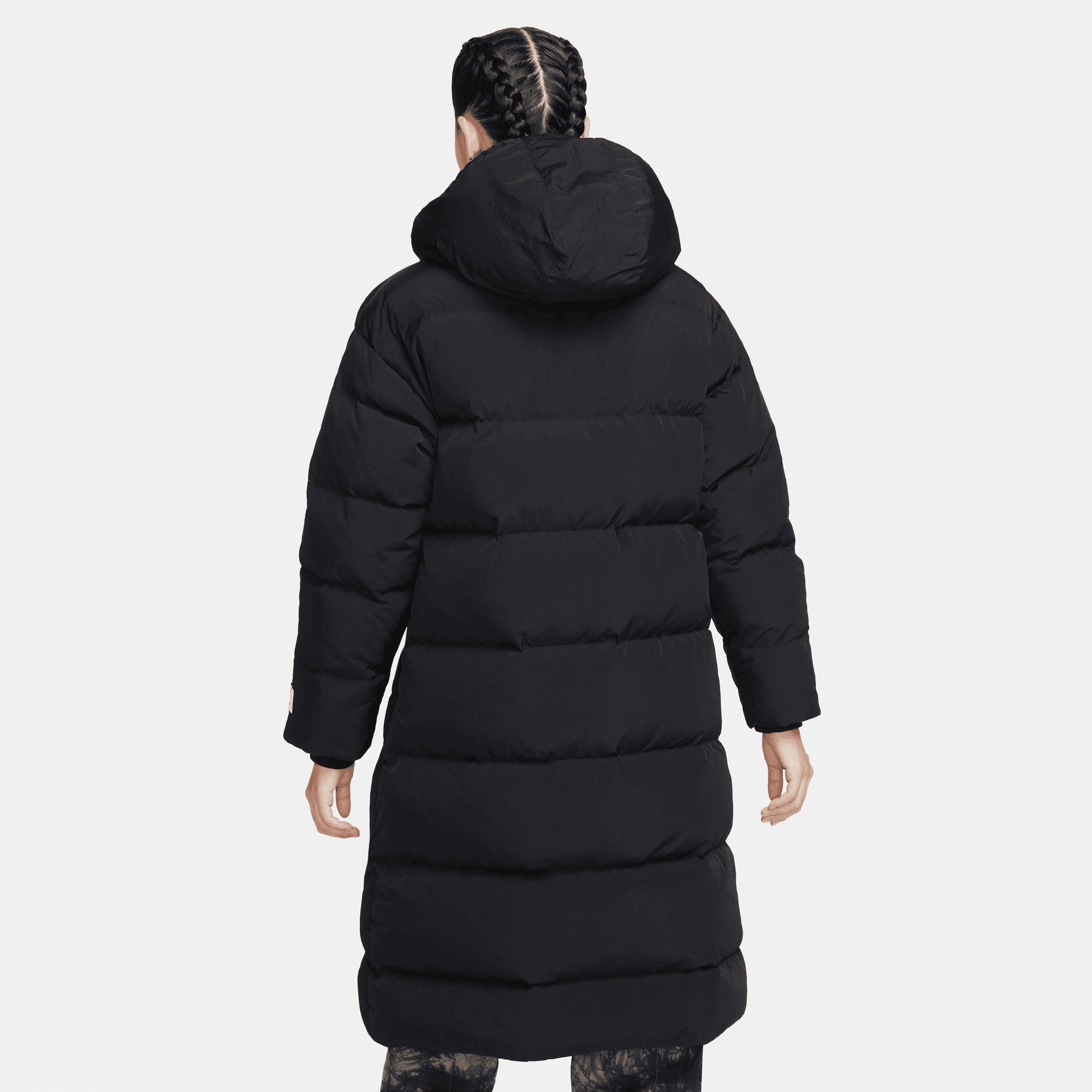 Womens Jordan Flight Parka 'Black' MoistureWickingInterior Abrasion Resistant Trim