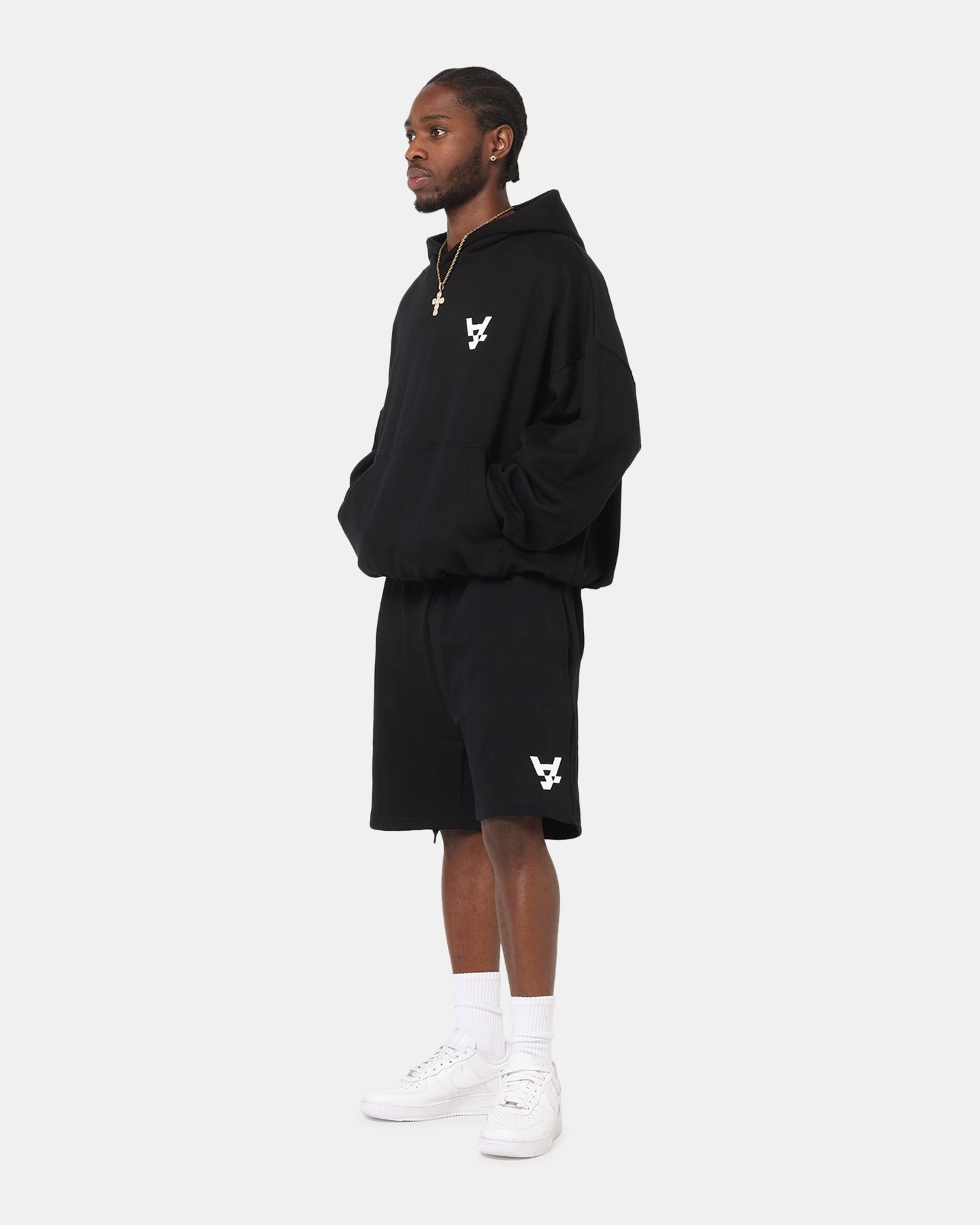 The Anti Order Alpha Inverse Shorts Black FoldOverClosure skateboarding outfit