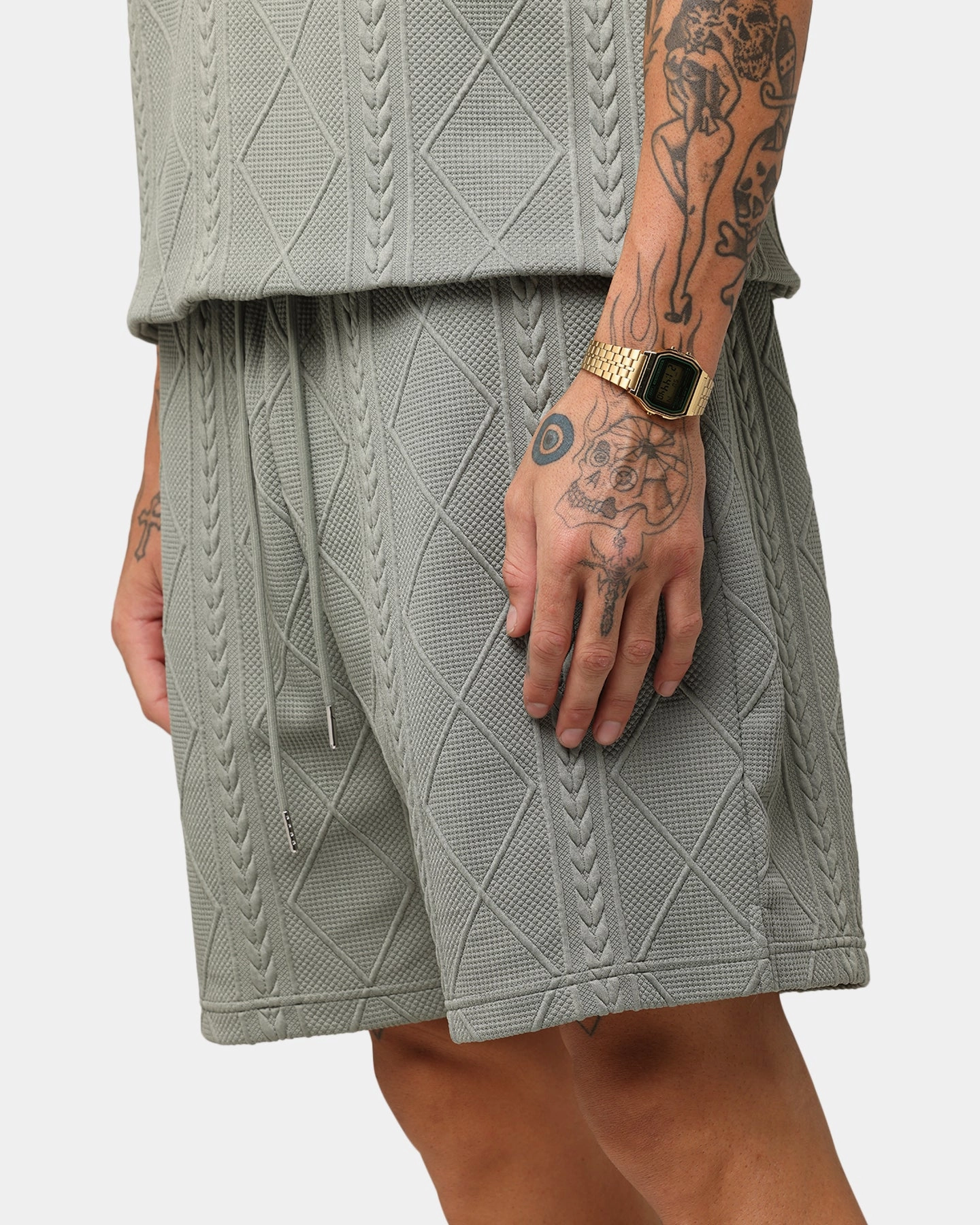 fade - resistant XXIII Danny Knit Shorts Olive