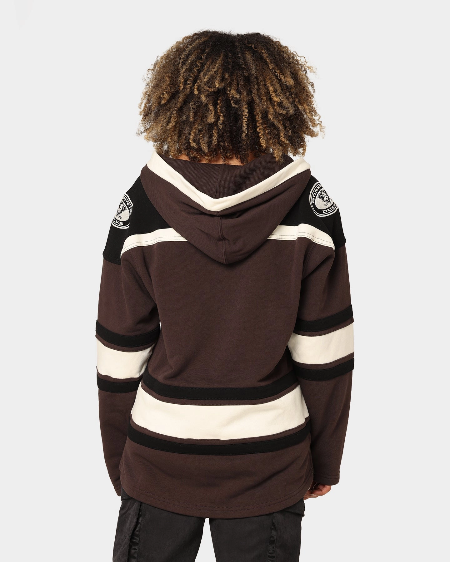 nurses 47 Brand Anaheim Ducks Superior Lacer Hoodie Brown