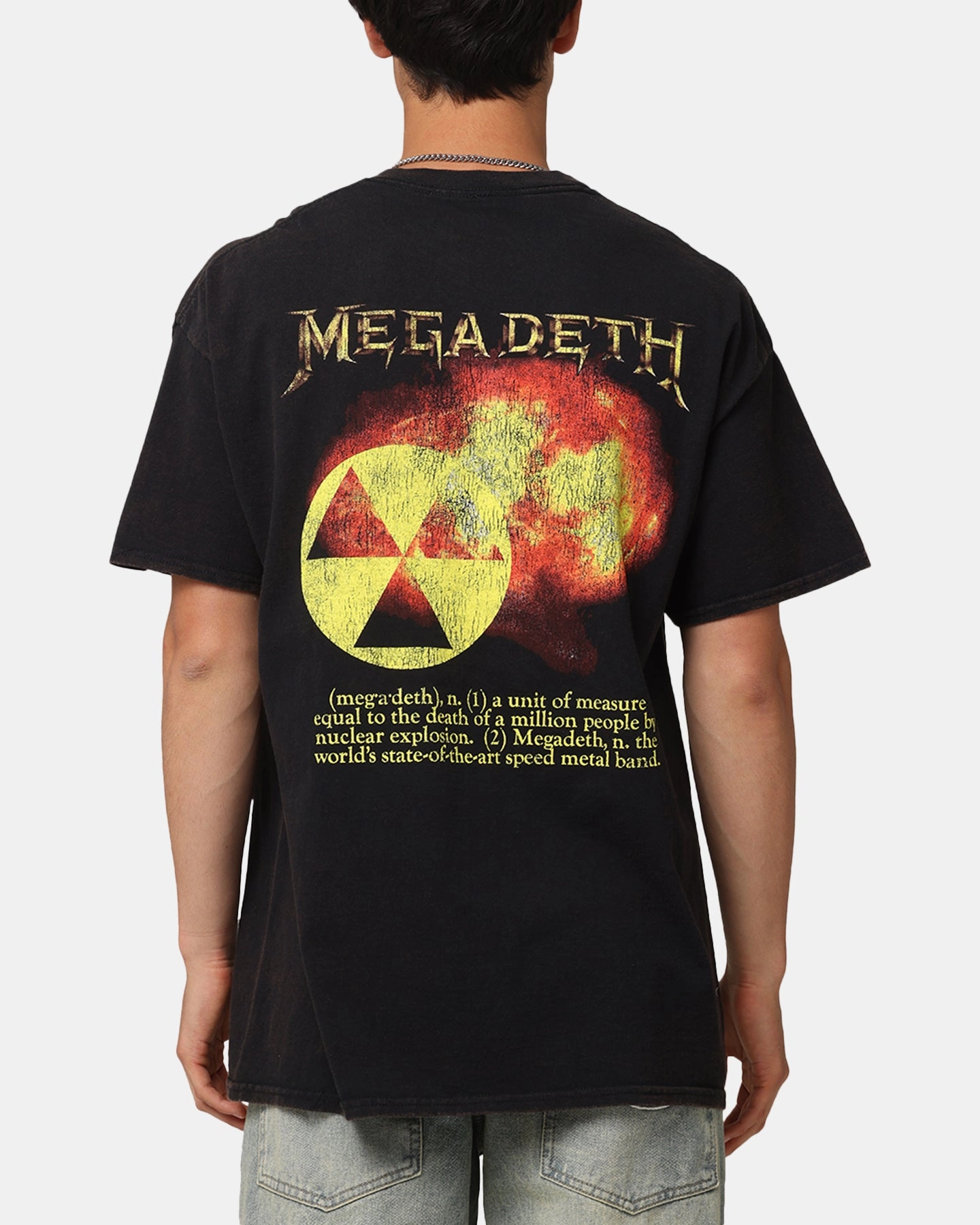 Megadeth Fire Ball Vintage T-Shirt Black Vintage Good stretch