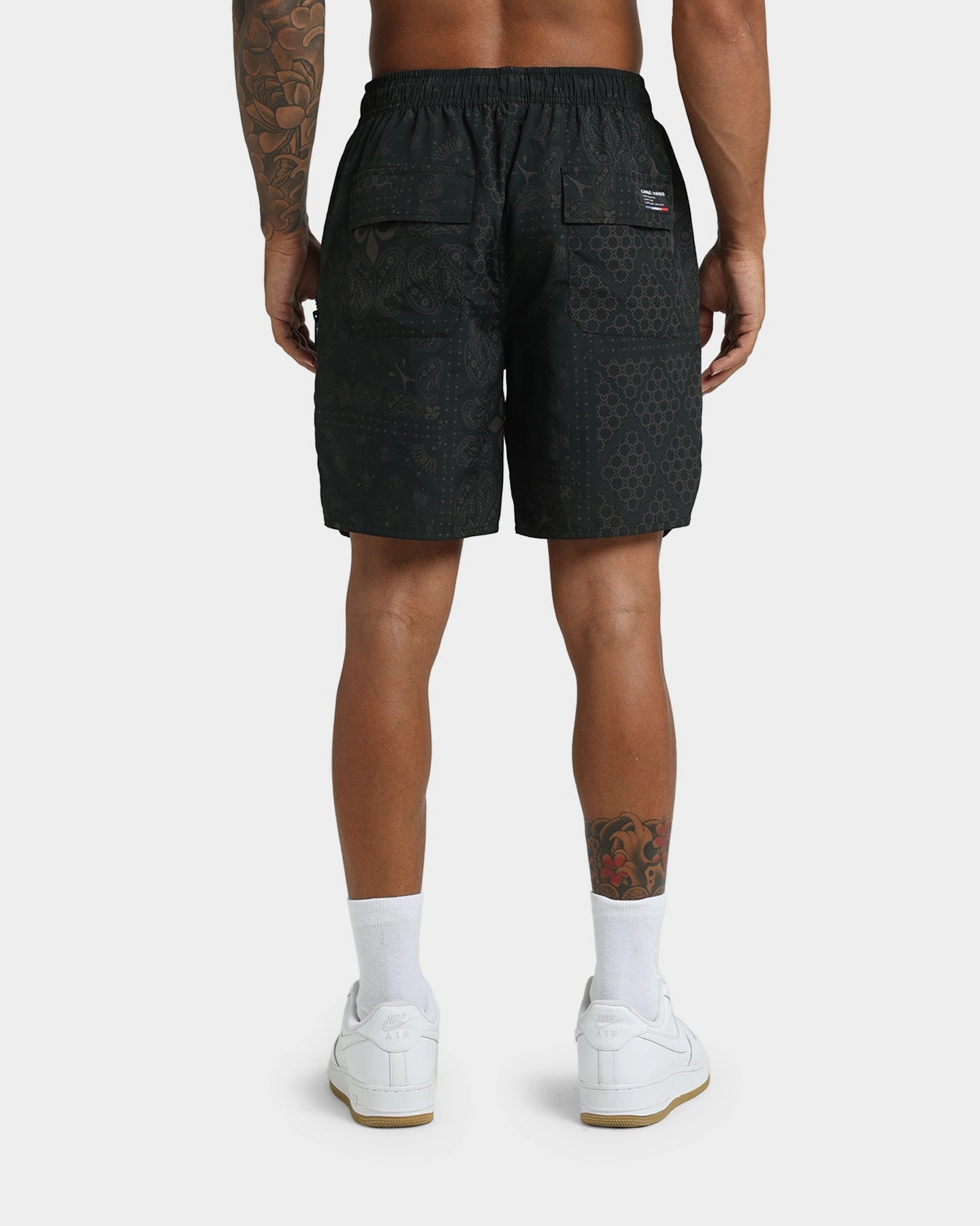 silk blend camisole Carre Bandana Ultra LP Shorts Black