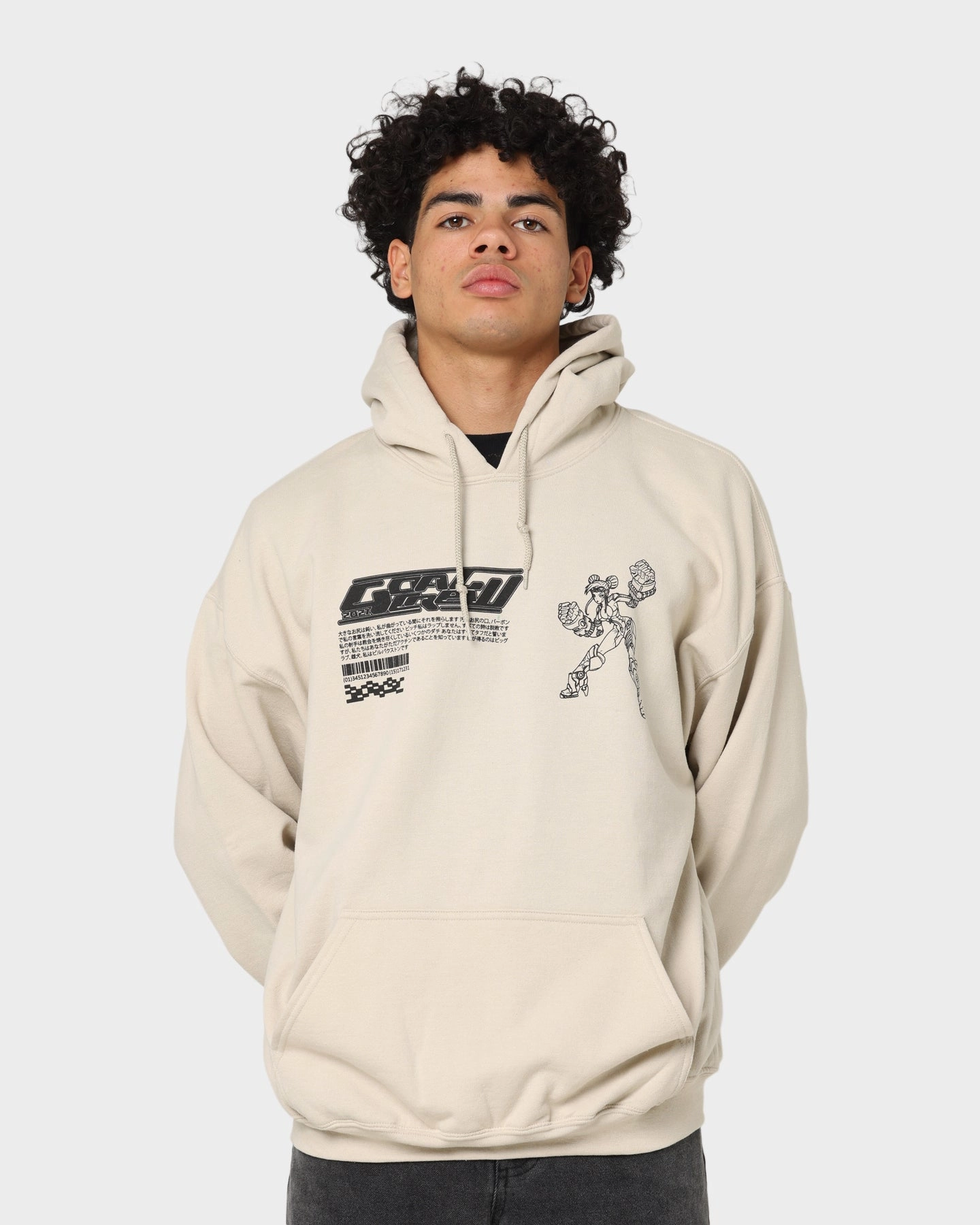Goat Crew Kyoto Hoodie Sand Party use